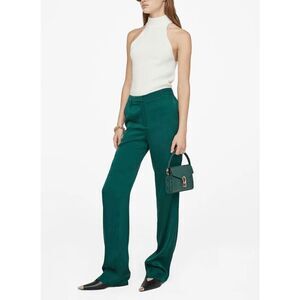 Anine Bing Classic Pants Emerald Green